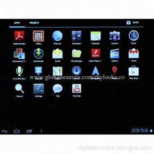 Tablet PC, 8.0-inch Capacitive Touch Screen Android 4.0, 0.3 Megapixels, 1GB RAM/8GB ROM, A10 CPU